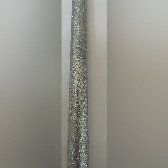 New in package 2 sets silver sparkly taper candles 8 total - Picture 5 of 6